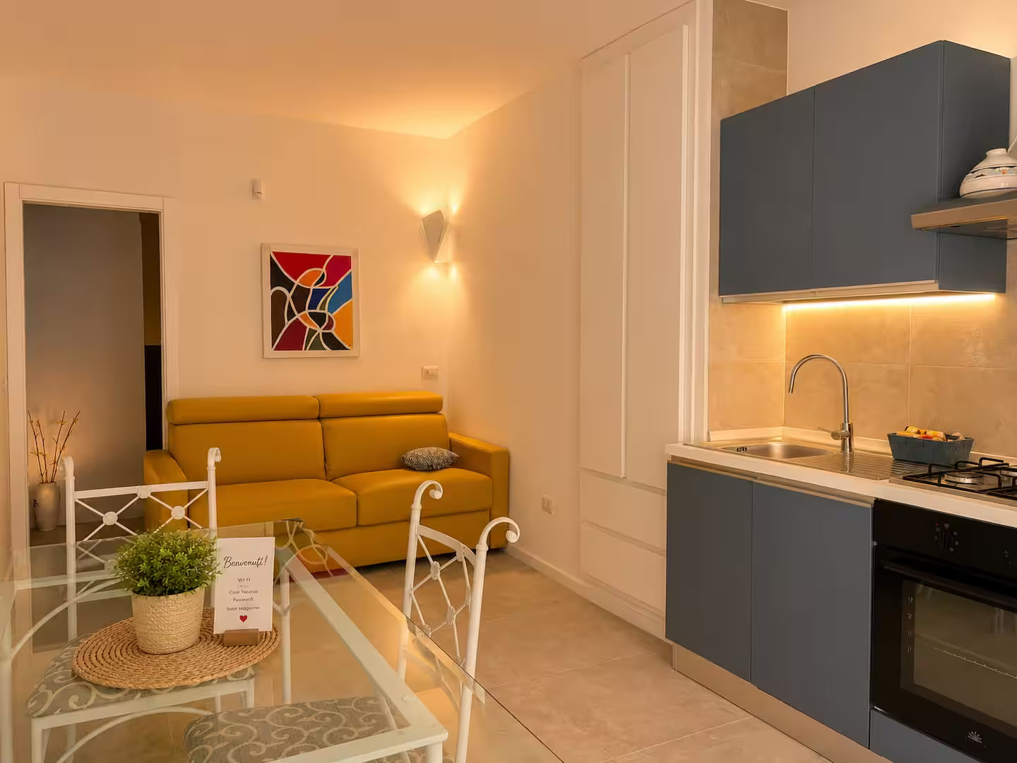 [ "BILOCALE PANTELLERIA GARDEN CON PATIO" // CANNIGIONE ]