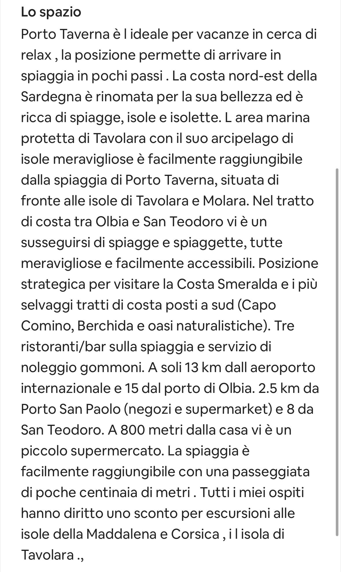 [ "PORTO TAVERNA" BILOCALE 150MT DAL MARE // PORTO TAVERNA ]