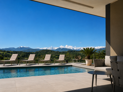 [ "VILLA BELVEDERE LANGHE" PISCINA PRIVATA E BAGNO TURCO // BRIAGLIA ]