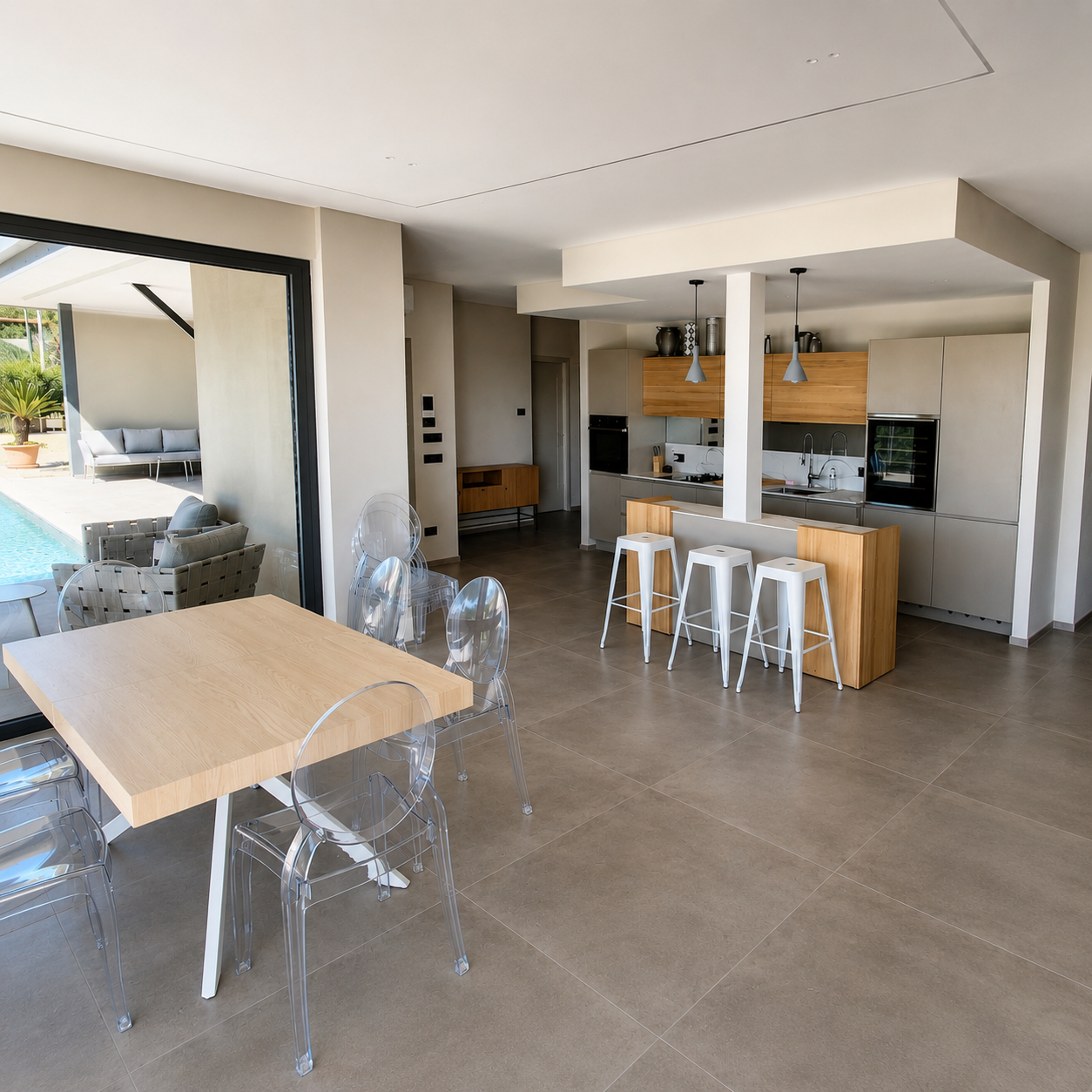 [ "VILLA BELVEDERE LANGHE" PISCINA PRIVATA E BAGNO TURCO // BRIAGLIA ]